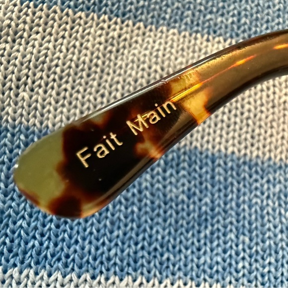 Tortoiseshell Sunglasses - Hand Made in France - Unisex - Picture 6 of 7